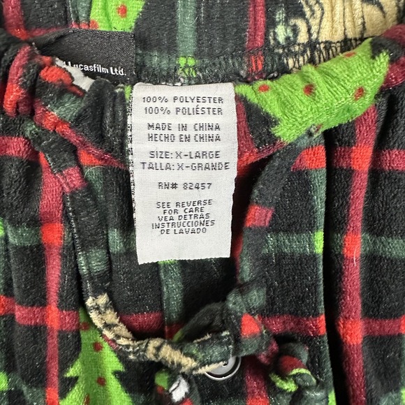 Star Wars Sleepwear Pajama Pants Christmas‎ Yoda Mens Size XL - Picture 6 of 6